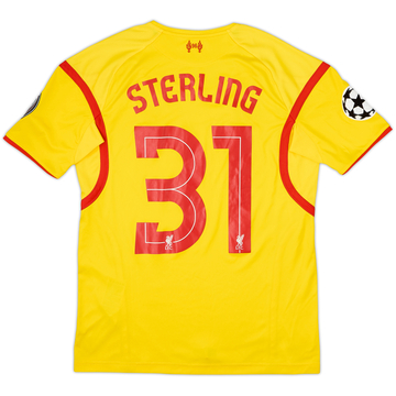 2014-15 Liverpool Away Shirt Sterling #31 - 7/10 - (S)