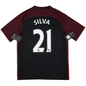 2016-17 Manchester City Away Shirt Silva #21 (M)