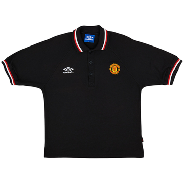 1998-99 Manchester United Umbro Polo Shirt - 8/10 - (M)