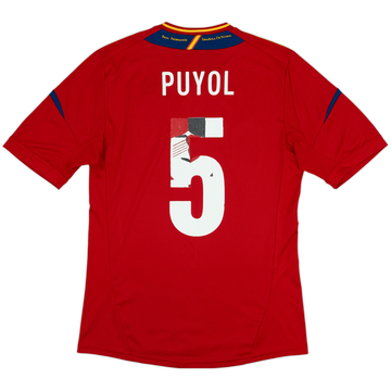 2011-12 Spain Home Shirt Puyol #5 - 4/10 - (S)