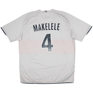 2008-09 Paris Saint-Germain Player Issue Away Shirt Makelele #4 - 7/10 - (XL)
