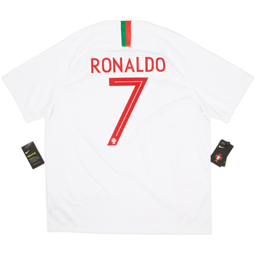 2018-19 Portugal Away Shirt Ronaldo #7 (XL)