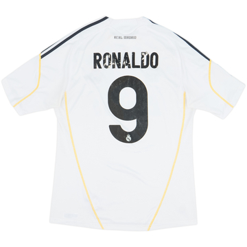 2009-10 Real Madrid Home Shirt Ronaldo #9 - 4/10 - (M)