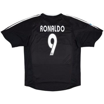 2004-05 Real Madrid Away Shirt Ronaldo #9 - 6/10 - (L)
