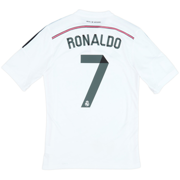 2014-15 Real Madrid Home Shirt Ronaldo #7 - 8/10 - (M)