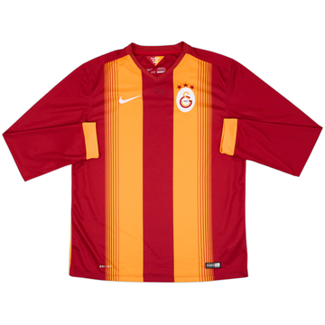 2014-15 Galatasaray Home L/S Shirt - 5/10 - (L)