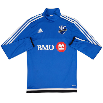 2014-15 Montreal Impact adidas 1/4 Zip Drill Top - 8/10 - (S)