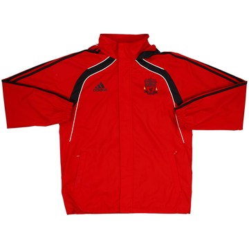 2010-11 Liverpool adidas Hooded Track Jacket - 7/10 - (M/L)