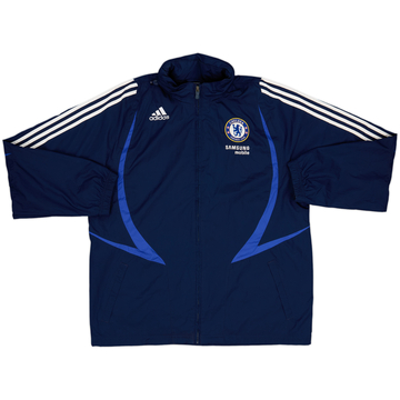 2007-08 Chelsea adidas Hooded Rain Jacket - 8/10 - (XL)