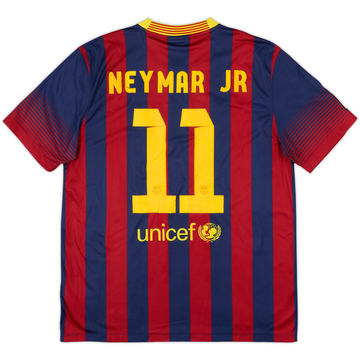 2013-14 Barcelona Home Shirt Neymar #11 - 5/10 - (L)