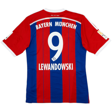 2014-15 Bayern Munich Home Shirt Lewandowski #9 - 7/10 - (L)