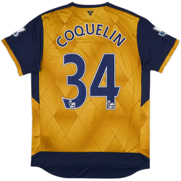 2015-16 Arsenal Away Shirt Coquelin #34 - 9/10 - (L)
