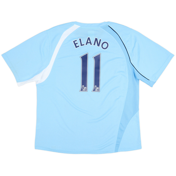 2008-09 Manchester City Home Shirt Elano #11 - 6/10 - (XL)