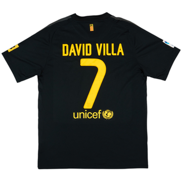 2011-12 Barcelona Away Shirt David Villa #7 - 5/10 - (L)