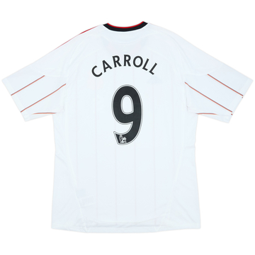 2010-11 Liverpool Away Shirt Carroll #9 - 7/10 - (L)