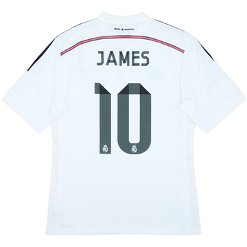 2014-15 Real Madrid Home Shirt James #10 - 5/10 - (L)