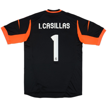 2012-13 Real Madrid GK S/S Shirt I.Casillas #1 - 7/10 - (L)