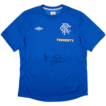 2012-13 Rangers Signed Home Shirt - 8/10 - (L)