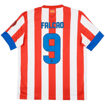 2012-13 Atletico Madrid Home Shirt Falcao #9 - 7/10 - (L)