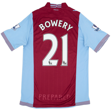 2013-14 Aston Villa Home Shirt Bowery #21 - 7/10 - (XL)