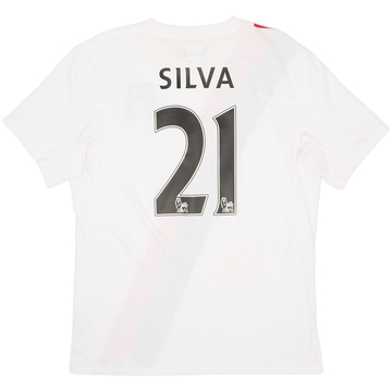 2009-11 Manchester City Third Shirt Silva #21 - 8/10 - (M)