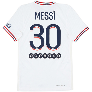 2021-22 Paris Saint-Germain Authentic Fourth Shirt Messi #30 - 8/10 - (XS)