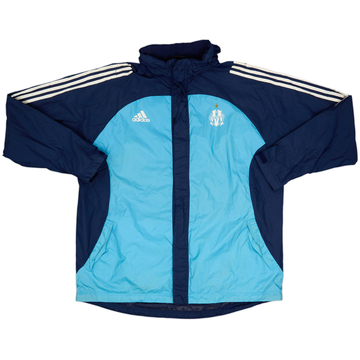 2002-03 Olympique Marseille adidas Hooded Rain Jacket - 5/10 - (XL)