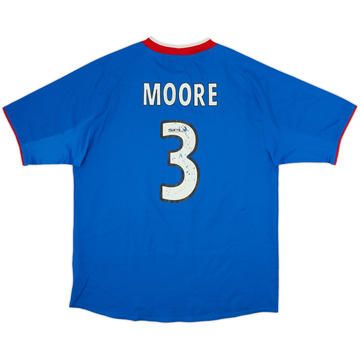 2003-05 Rangers Home Shirt Moore #3 - 5/10 - (L)