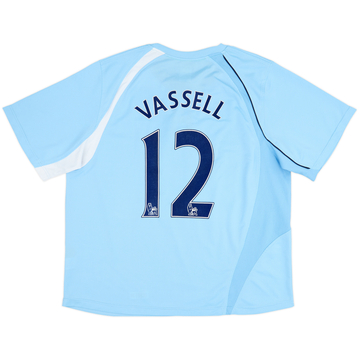 2008-09 Manchester City Home Shirt Vassell #12 - 8/10 - (XXL)