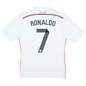 2014-15 Real Madrid Home Shirt Ronaldo #7 - 7/10 - (M)