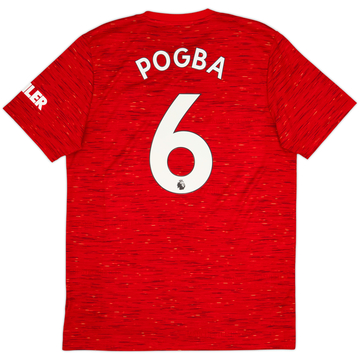 2020-21 Manchester United Home Shirt Pogba #6 - 9/10 - (L)
