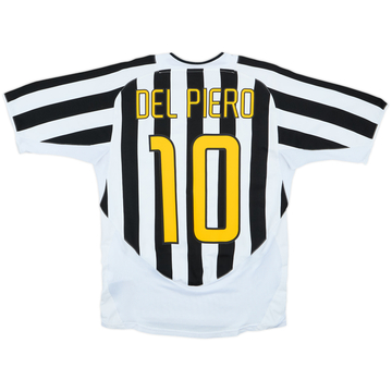 2003-04 Juventus Home Shirt Del Piero #10 - 5/10 - (S)