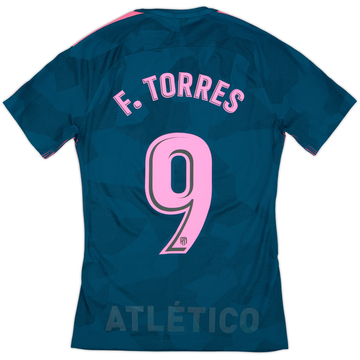 2017-18 Atletico Madrid Player Issue Third Shirt F. Torres #9 - 10/10 - (S)