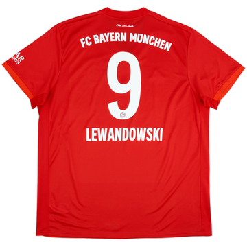 2019-20 Bayern Munich Home Shirt Lewandowski #9 - 9/10 - (XXL)
