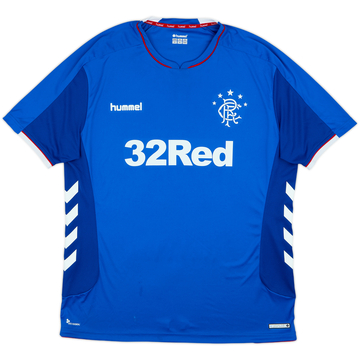 2018-19 Rangers Home Shirt - 9/10 - (3XL)