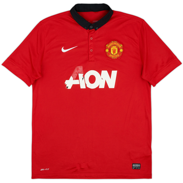 2013-14 Manchester United Home Shirt - 4/10 - (L)