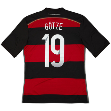 2014-15 Germany Away Shirt Gotze #19 - 8/10 - (S)
