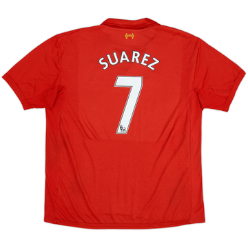 2012-13 Liverpool Home Shirt Suarez #7 - 6/10 - (3XL)