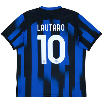 2023-24 Inter Milan Home Shirt Lautaro #10 - 10/10 - (XL)