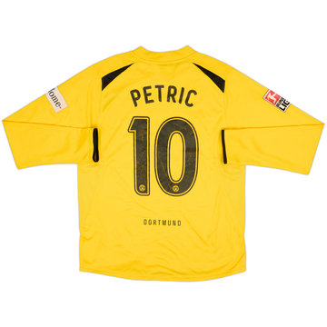 2007-08 Borussia Dortmund Third L/S Shirt Petric #10 - 6/10 - (M)