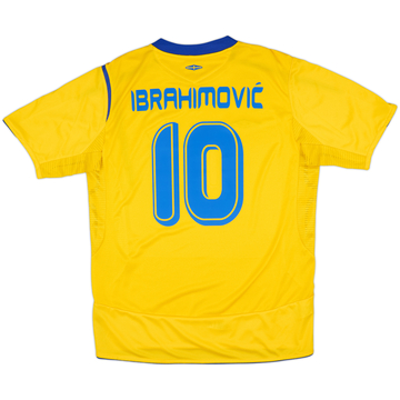 2005-06 Sweden Home Shirt Ibrahimovic #10 - 10/10 - (L)