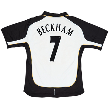 2001-02 Manchester United Centenary Away/Third Shirt Beckham #7 - 5/10 - (L)