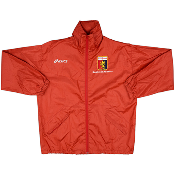 2008-09 Genoa Asics Hooded Rain Jacket - 6/10 - (S)