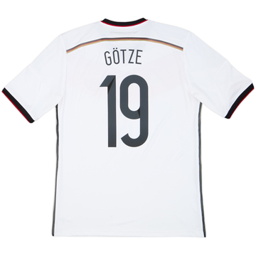 2014-15 Germany Home Shirt Gotze #19