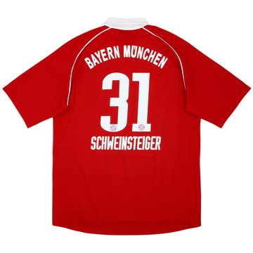 2005-06 Bayern Munich Home Shirt Schweinsteiger #31 - 10/10 - (L)