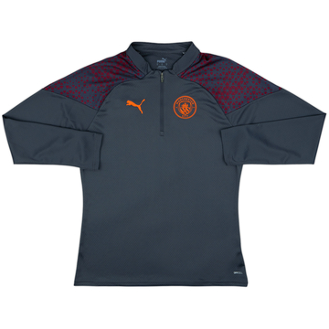2023-24 Manchester City Puma 1/4 Zip Drill Top - 8/10 - (M)