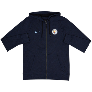 2017-18 Manchester City Nike Hooded Track Jacket - 9/10 - (S)