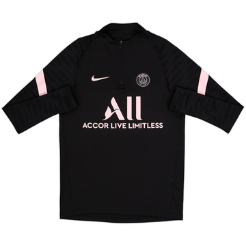 2021-22 Paris Saint-Germain Nike 1/4 Zip Drill Top - 6/10 - (M)