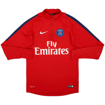 2016-17 París Saint-Germain Nike 1/4 Cremallera Parte Superior de Entrenamiento - 6/1
