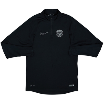 Top de entrenamiento con cierre de 1/4 Nike del Paris Saint-Germain 2015-16 - 6/10 - (S)